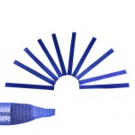 Plasa pentru protectie pensule de Make Up, 5 bucati art PR006 Albastra